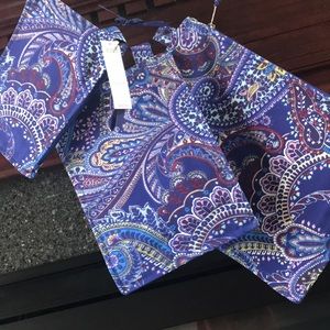 Chico’s Paisley Print Pouch Pack (Set of 3)